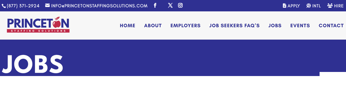 Princeton Staffing Solutions